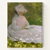 Carnet Springtime, Impressionist Portrait, Claude Monet (Dos)