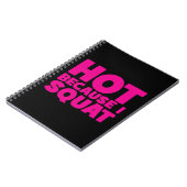 Carnet Squat - Hot parce que je Squat, Entraînement Drôle (Côté gauche)