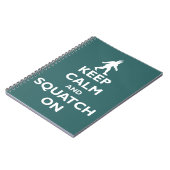 Carnet Squatch dessus (Côté gauche)