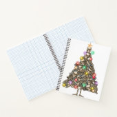 Carnet Squelette Arbre de Noël Drôle laide Skeletons de N (Intérieur)