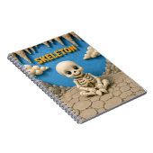 Carnet Squelette de bébé mignon, mythique (Côté Droit)