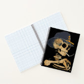 Carnet Squelette de Cow-boy Fumeur (Intérieur)