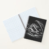 Carnet Squelette de dragon — par BurnsInHell (Intérieur)