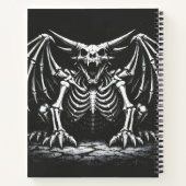 Carnet Squelette de dragon — par BurnsInHell (Dos)