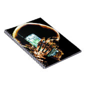 Carnet Squelette de vision X-Ray couleur original sur tél (Côté Droit)