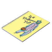 Carnet squelette d'Halloween mignon (Côté gauche)