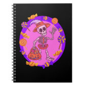 Carnet Squelette d'Halloween Trick or Treat (Devant)