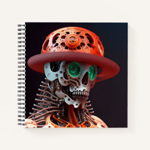 Carnet Squelette dystopique