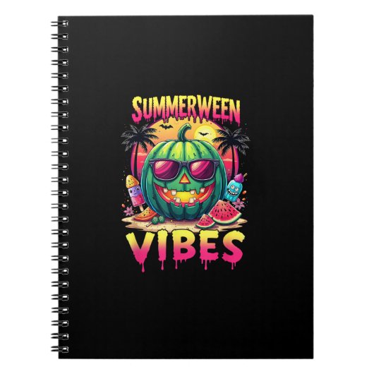 Carnet Squelette Été Été Vibes Watermelon Jack-O (Devant)