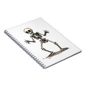 Carnet Squelette faisant le Dab � Chemise de danse drôle (Côté Droit)
