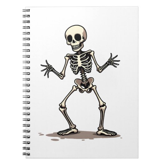 Carnet Squelette faisant le Dab � Chemise de danse drôle (Devant)