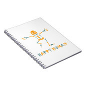 Carnet Squelette humain heureux (Côté Droit)