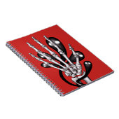 Carnet Squelette Main Avec Fantômes (Côté Droit)