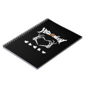 Carnet Squelette main avec, Halloween Design (Côté gauche)
