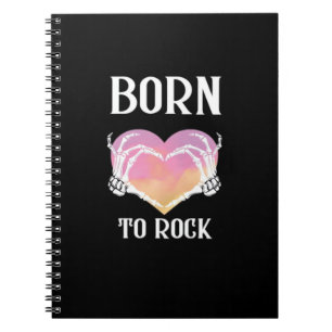 Carnet Squelette Mains Graphisme Coeur Pour Classique