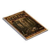 Carnet Squelette, Monstre de Cirque Vintage (Côté Droit)