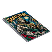 Carnet Squelette, Monstre de découpe de papier (Côté Droit)