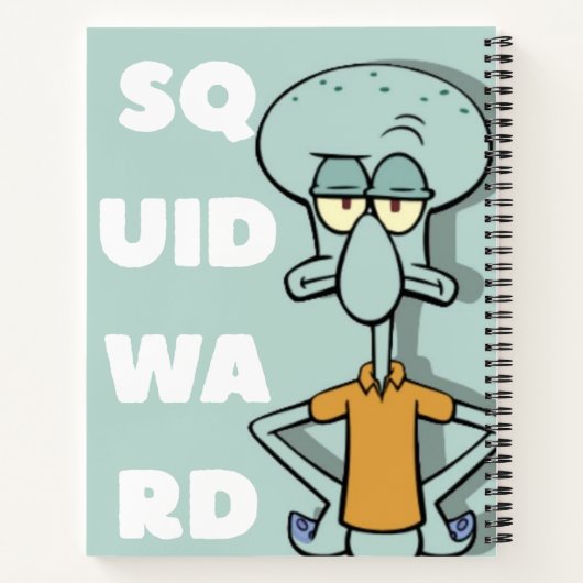 Carnet Squidward Inspired Notebook (Dos)