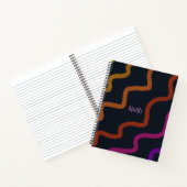 Carnet Squiggle arc-en-ciel (Intérieur)