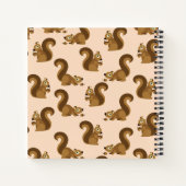 Carnet Squirrel Cute Bois de l'enfant (Dos)