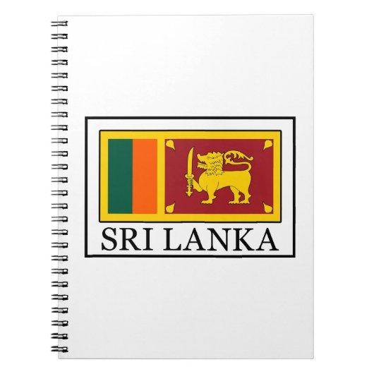Carnet Sri Lanka (Devant)
