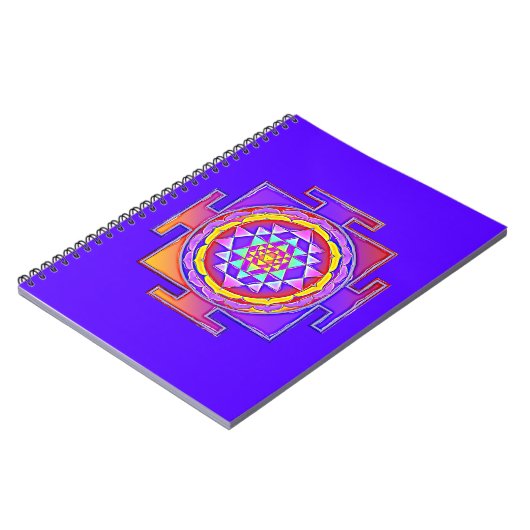 Carnet Sri Yantra - Symbole hindouiste Design 1 (Côté gauche)