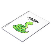 Carnet Sssup Blague de serpent qui siffle drôle (Côté gauche)