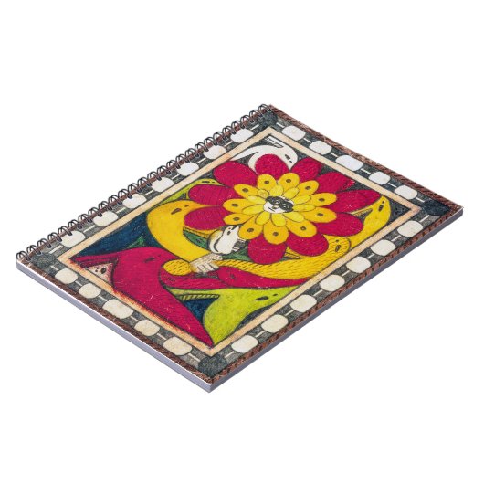 Carnet St. Adolf-Trone, Fleur Visage | Adolf Wö lfli | (Côté gauche)