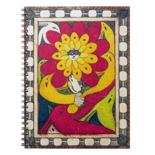 Carnet St. Adolf-Trone, Fleur Visage | Adolf Wö lfli | (Devant)