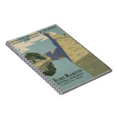 Carnet St. Augustine Florida Poster du fort espagnol (Côté Droit)