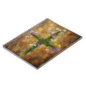 Carnet St Brigid Cross Green Rushes Crocus Imbolc Art (Côté gauche)