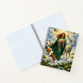 Carnet St Brigid Déesse du Printemps Animaux de la Forêt  (Intérieur)