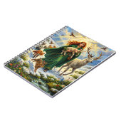 Carnet St Brigid Spring Goddess Woodland Animals Imbolc (Côté gauche)