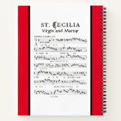 Carnet St. Cecilia avec Hymn Board (Nuremberg) (Dos)