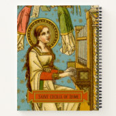 Carnet St Cecilia de Rome (détail; BNG 02) (Dos)