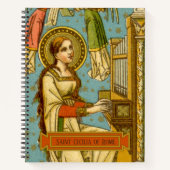 Carnet St Cecilia de Rome (détail; BNG 02) (Devant)
