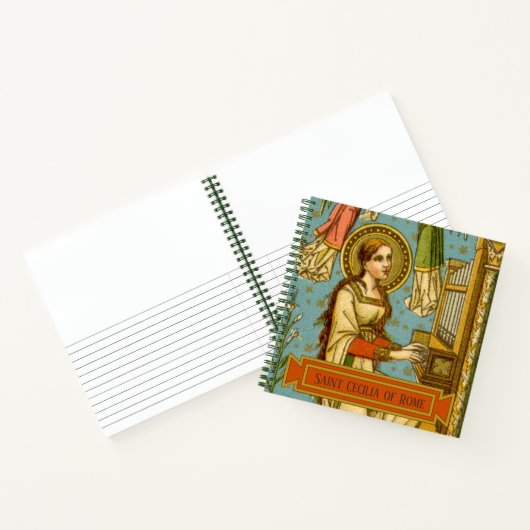 Carnet St Cecilia de Rome (détail; BNG 02) (Intérieur)
