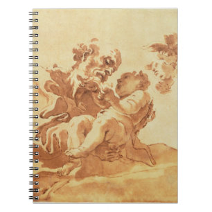 Carnet St Joseph adorant l'enfant du Christ (stylo,