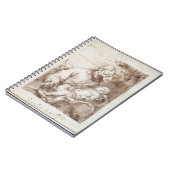 Carnet St Joseph avec l'enfant de sommeil du Christ (Côté gauche)