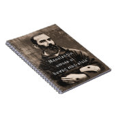 Carnet St Padre Pio Catholique Saint Philippine citation (Côté Droit)