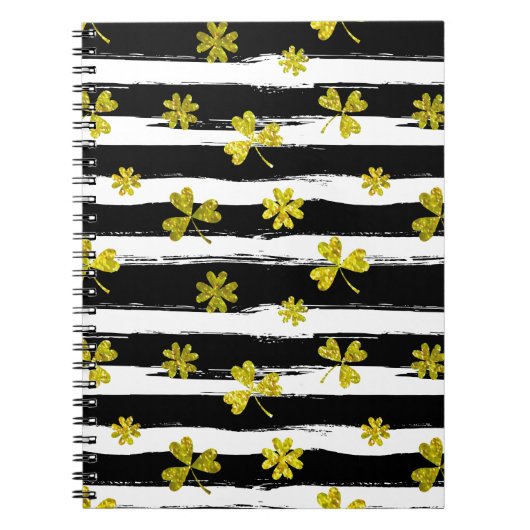 Carnet st patrick noir blanc (Devant)