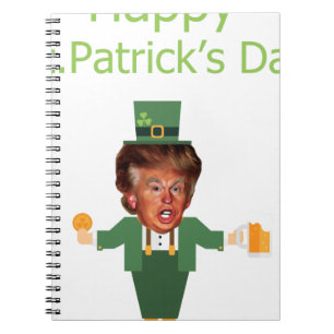 Carnet st patrick trump leprechaun