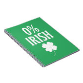 Carnet St Patrick's Day 0% irlandais (Côté Droit)