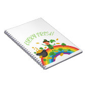 Carnet St. Patricks Day -Funny Lucky Irish Leprechaun (Côté Droit)