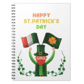 Carnet St. Patricks Day Irlandais - Lucky Irish Shamrock (Devant)