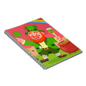 Carnet St. Patrick's Day Leprechaun Illustration  (Côté Droit)