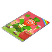 Carnet St. Patrick's Day Leprechaun Illustration  (Côté gauche)