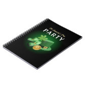 Carnet St. Patricks Day Lucky Irish -Funny Lucky Irish (Côté gauche)