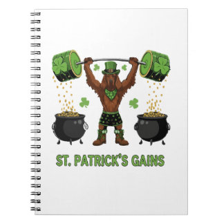 Carnet St. Patrick's Gains Funny Weightlifting Irish Sett