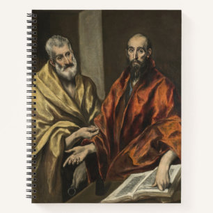 Carnet St Peter et St Paul c.1605-8 (Huile sur toile)